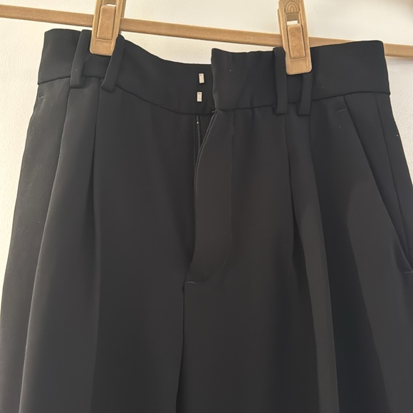 Black Pleated Trousers Size S Zara - Picture 4 of 7